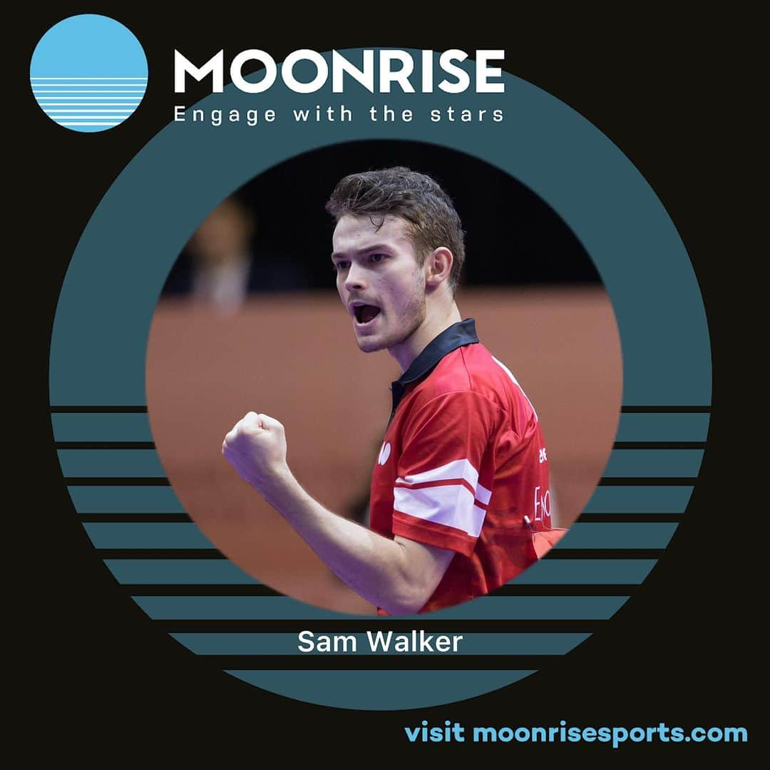 サム・ウォーカーのインスタグラム：「@samwalker_tt joins @moonrisesports the @tabletenniseng player is ready to engage with fans.  Improve your game by booking a video call or get custom coaching analysis from @samwalker_tt   #tabletennis #pingpong #tabletennisplayer #tischtennis #tenisdemesa #tabletennisdaily #tennisdetable #ittf #sports #sport #tabletennisclub #tabletennistraining #bordtennis #malong #tennis #tenismeja #pingpongclub #ittfworld #tabletenniscoach #pingpongtable #tabletennisteam #xuxin #timoboll #masatenisi #ittfworldtour #pingpongindonesia #badminton #butterfly #tenismejaindonesia #zhangjike」