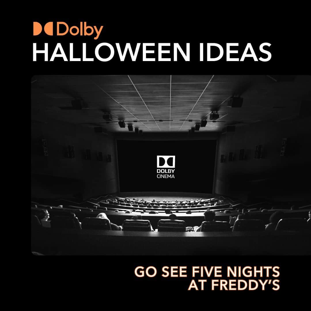 ドルビーラボラトリーズのインスタグラム：「Turn up the scares this Halloween with Dolby 👻」