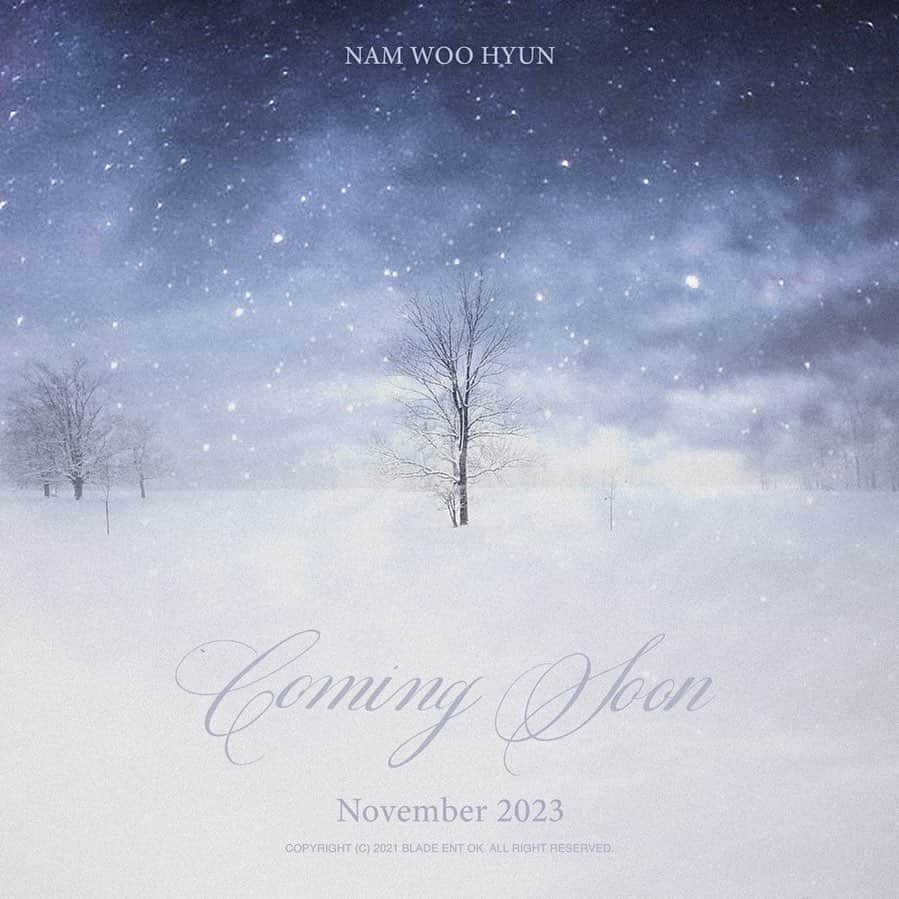 ウヒョン のインスタグラム：「2023년 11 월의 겨울 함께하실래요? #남우현」