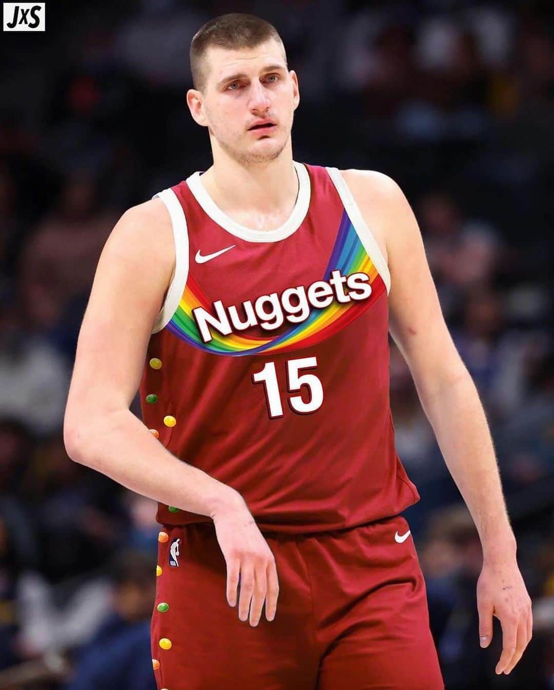 Nice Kicksさんのインスタグラム写真 - (Nice KicksInstagram)「Which team has the best NBA x Candy concept jersey? 👀🍭🏀  📸: @jerseyxswap」11月1日 3時12分 - nicekicks