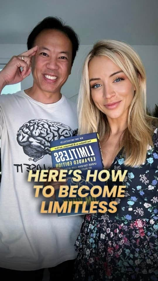 アギーのインスタグラム：「Wanna become Limitless? Easy! Follow the advice from one of the best brain experts in the world @jimkwik.  limitless expanded edition, launches in a couple of weeks! Make sure to pre-order not to miss out on all the new chapters on AI, nootropics and test your brain type!   #jimkwik #speedreading #brain #brainexpert #limitless」