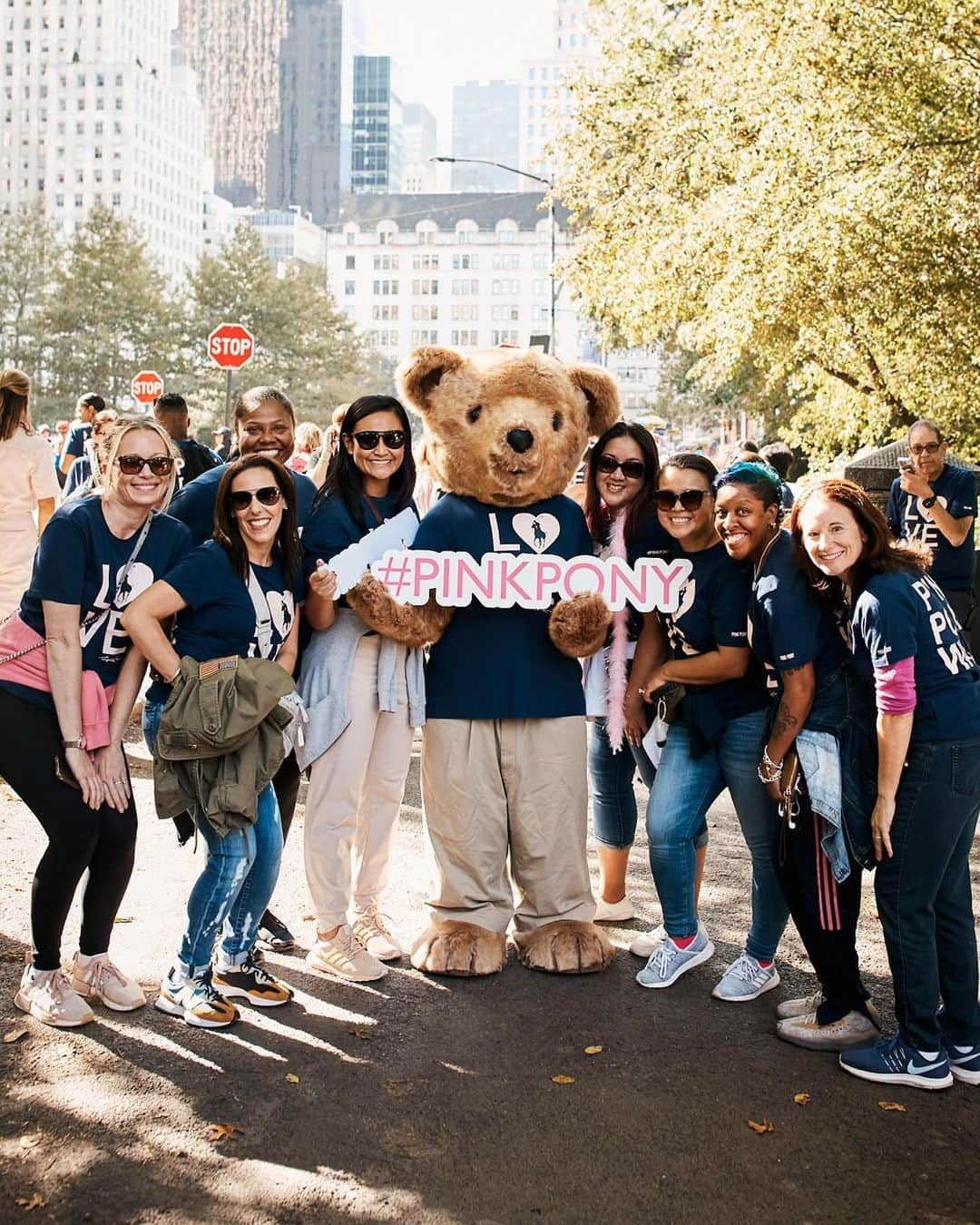 Polo Ralph Laurenさんのインスタグラム写真 - (Polo Ralph LaurenInstagram)「The return of our annual #PinkPony walk.  Each year our #RalphLauren community across the world comes together in a moment of support for the Pink Pony mission and the fight against cancer.  Photographed here, employees of Ralph Lauren are joined by Chief Brand and Innovation Officer @DavidLauren, President and CEO Patrice Louvet, and CPO and Head of The Ralph Lauren Corporate Foundation Roseann Lynch during our walks in New York, NY; Paris, France; and Hong Kong, China.  Learn more about Pink Pony via the link in bio.  #PoloRalphLauren」11月1日 3時24分 - poloralphlauren