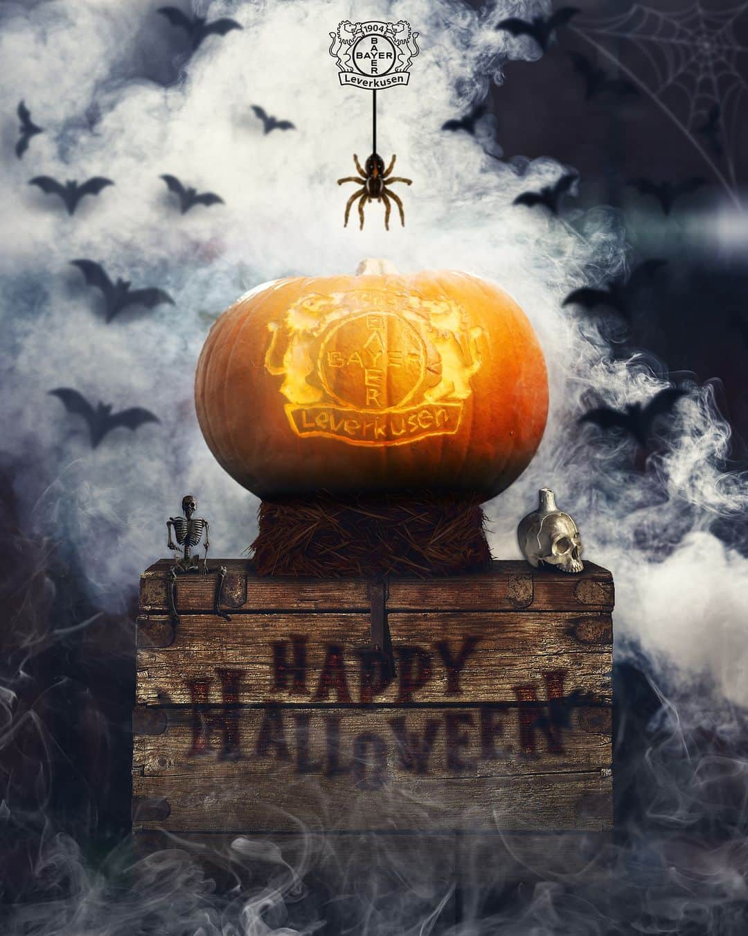 バイエル・レバークーゼンのインスタグラム：「🎃 Happy Halloween! 👻  #Werkself #HappyHalloween」