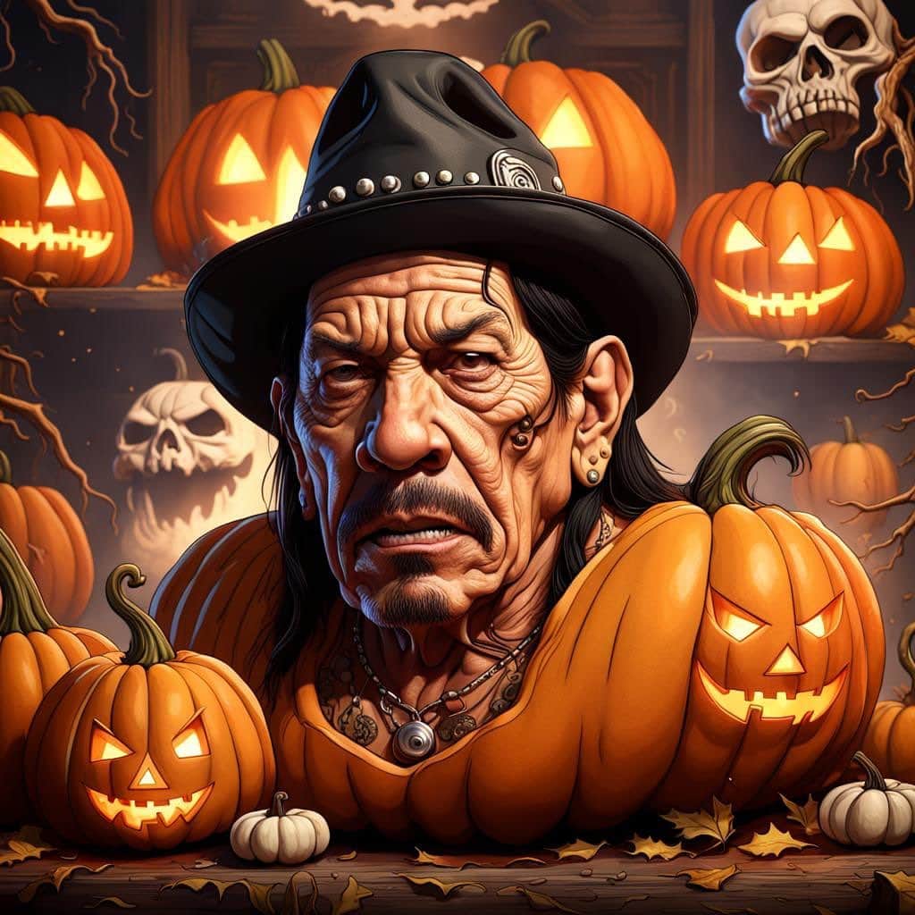 ダニー・トレホのインスタグラム：「👻 Have a #HappyHalloween 🎃」