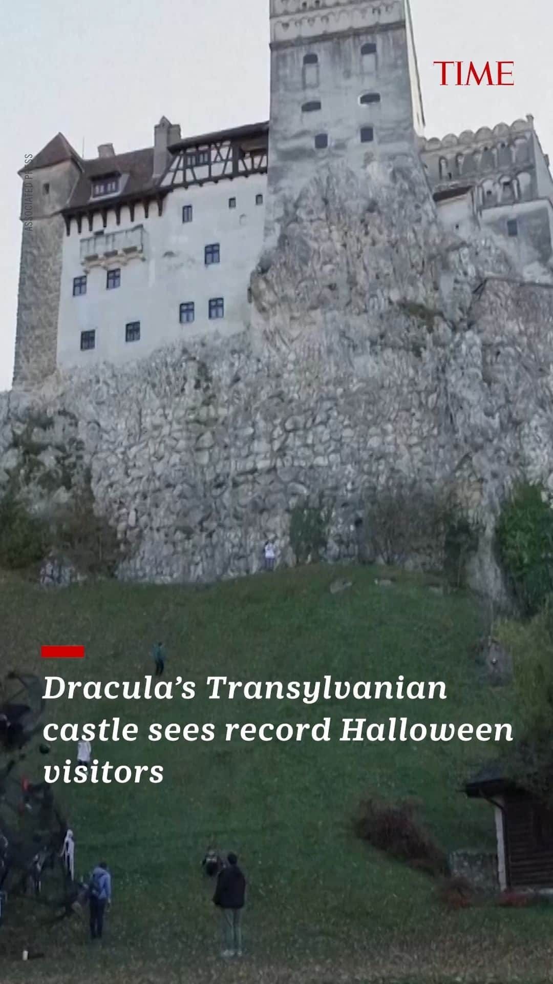TIME Magazineのインスタグラム：「Dracula's Transylvanian castle sees record number of Halloween visitors」