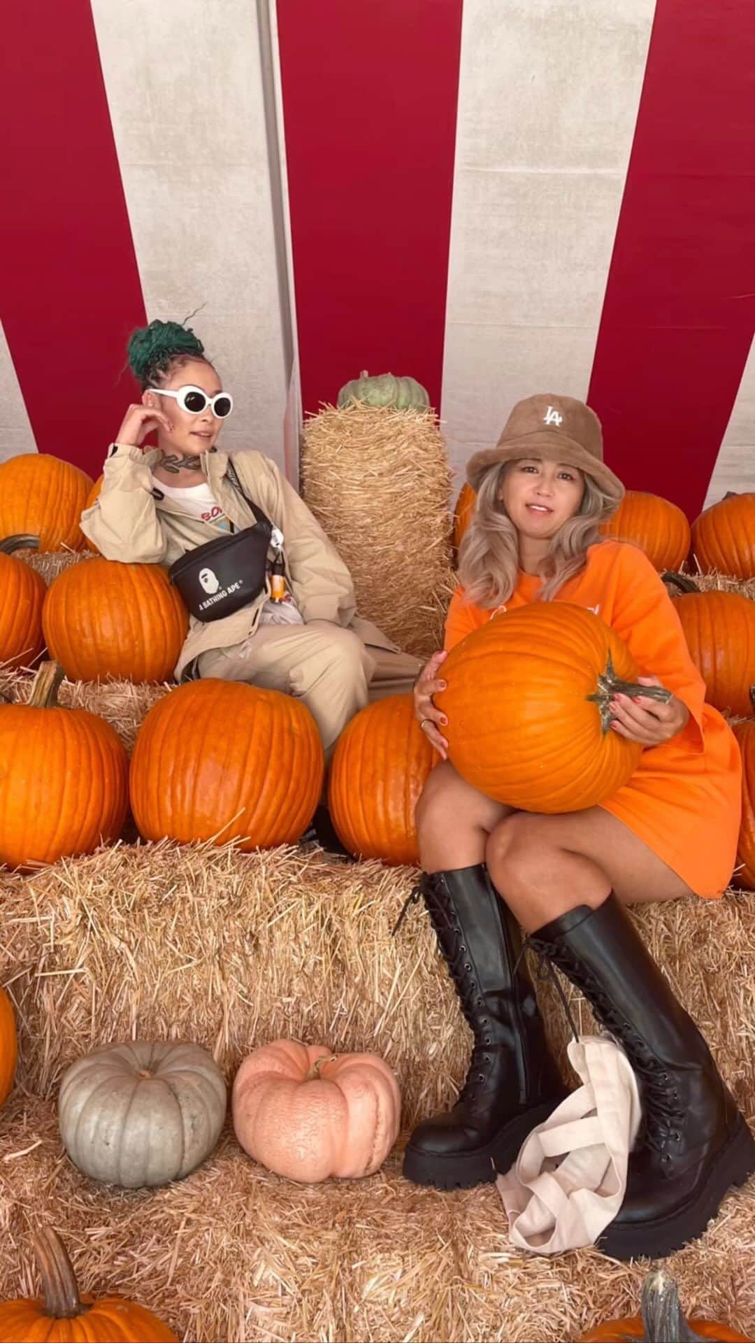 のインスタグラム：「HAPPY HALLOWEEN 今年はfreedom千葉もあったし控えめに...て、そんなん言いながら。笑 775もこの時期にアメリカ来たし盛りだくさん　powchas HALLOWEENでした　笑　🎃」