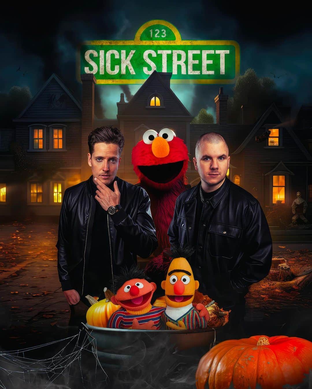 SICK INDIVIDUALSさんのインスタグラム写真 - (SICK INDIVIDUALSInstagram)「Happy Halloween from Sesame Street!」11月1日 7時18分 - sickindividuals