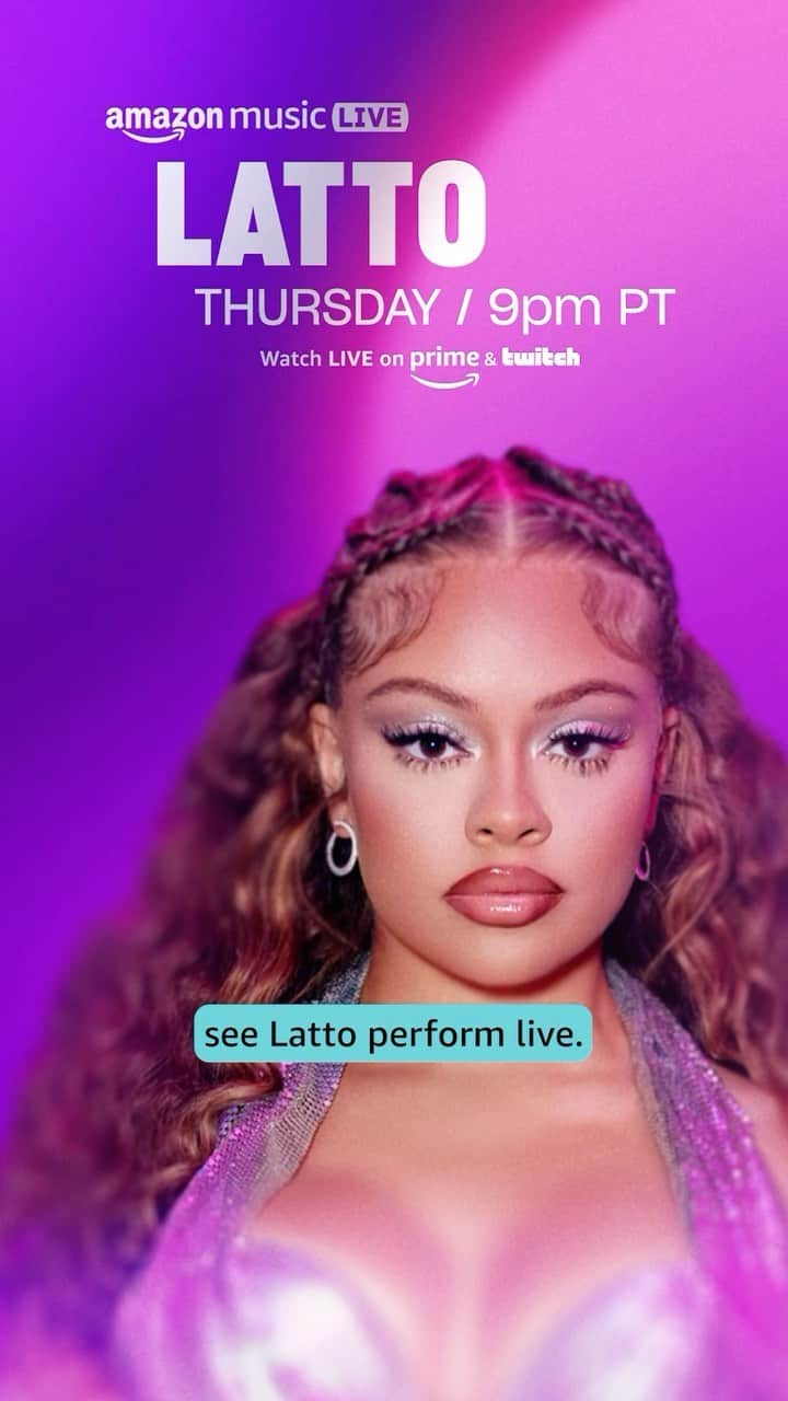 のインスタグラム：「ISSA PARTY 🎉💥🎰 @latto777’s in the building thursday 11/2 9pm PT #amazonmusiclive」