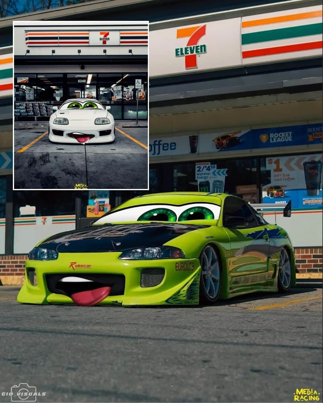 7-Eleven USAさんのインスタグラム写真 - (7-Eleven USAInstagram)「Halloween in #Area711    Frame 1: @briemediaco Frame 2: @pynkqt50  Frame 3: @britton.shot @mediaracing @_mediaracing @gio_visuals @gionotlow Frame 4: @itsjusstika Frame 5: @themushroomxiii Frame 6: @bdw_lyfestyle Frame 7: @christinaroki Frame 8: @kelltick Frame 9: @thatscion_frs @caysielynn_ @itzared370z  Frame 10: @basicclique and @stancedsanad」11月1日 8時00分 - 7eleven