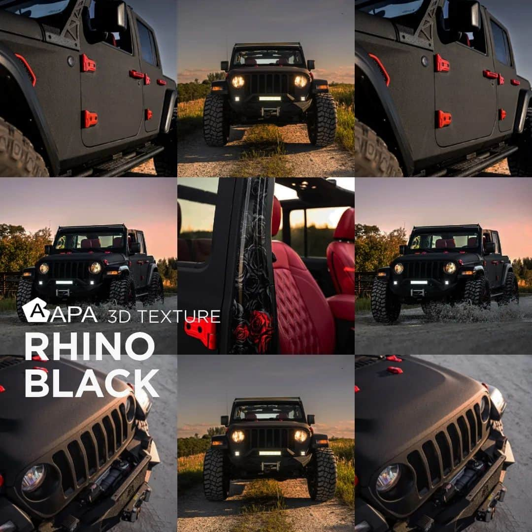 CarsWithoutLimitsさんのインスタグラム写真 - (CarsWithoutLimitsInstagram)「Introducing our new APA #RhinoBlack ⚡  This special and distinctive color option combines the classic allure of black with a unique textured finish that sets it apart from the ordinary.  Rhino is a 3D effect with a highly durable and tough protective film.   This color is exclusive to EVOLV Pro Dealers!  Visit the website and check all the details!  🌐www.theevolv.com  Installation by: @tatedesign Car Owner: @707_taz 📸: @noir.f1  #EVOLV #APA #apaamerica #carwrap #carwrapping #vehiclewraps #vehiclewrapping #colorchange #fortlauderdale #miami #paintisdead #carswithoutlimits #EvolvProDealer  #cargram」11月1日 9時02分 - carswithoutlimits