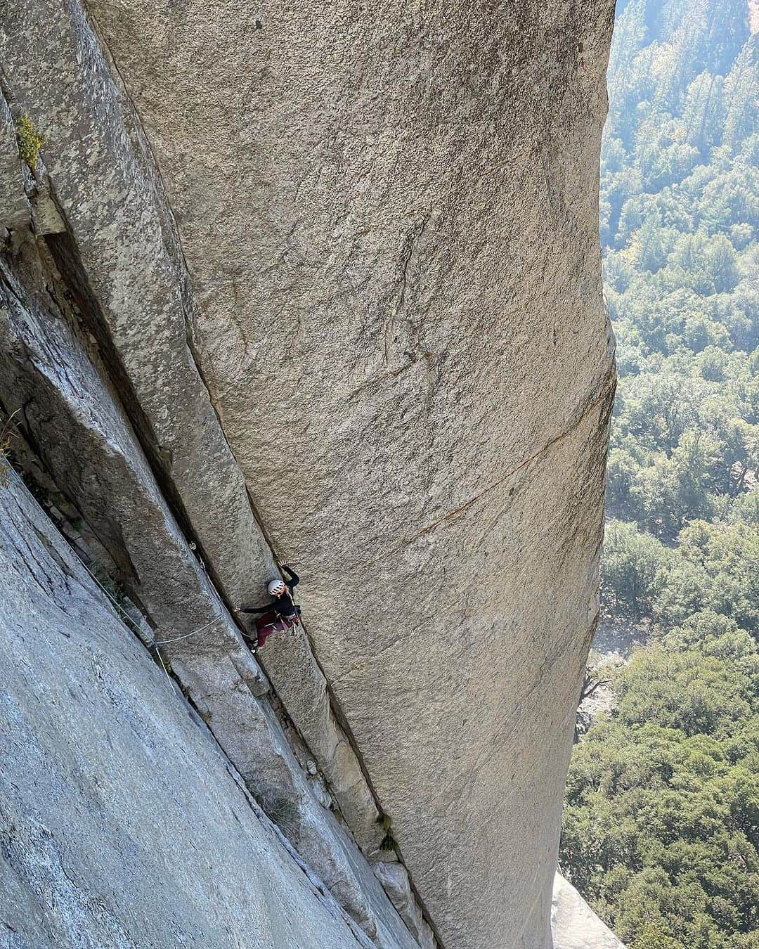 バーバラ・ザンガールのインスタグラム：「@laraneumeier ‘s first day ever on El Cap!!! We call it an exhausting funday-mission!!! 💪🏻」