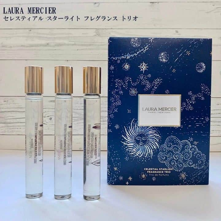 Fruit Gatheringさんのインスタグラム写真 - (Fruit GatheringInstagram)「. “夜空の美しさ”にインスパイアされたLAURA MERCIERの『Holiday Collection 2023』第3弾  LAURA MERCIER 2023年11月1日(水)数量限定発売 ■セレスティアル スターライト フレグランス トリオ 数量限定　￥5,610(税込) 南仏の心地よさをまとうようなモードな香りで、上品な印象を与えるオードパルファムが、旅行や普段の持ち運びにも便利なロールオンタイプで登場。気分やシーンに合わせて選べる3本セット。お気に入りの香りでホリデーシーズンをお楽しみください。  【セット内容】 ・オードパルファム ネロリ ・オードパルファム アンバーバニラ ・オードパルファム アーモンドココナッツ ※全て特製サイズ 10mL  ・・・・・・・・・・・・・・・・・・・・ #fruitgathering #フルーツギャザリング #美容好きさんと繋がりたい #香り好きな人と繋がりたい #フレグランス好きさんと繋がりたい #香水好き #化粧品 #香り #香りのある暮らし #コスメ部 #コスメ情報 #香水マニア #フレグランスマニア #香りを楽しむ #香りのある生活 #香水 #香水コレクション #fragrance #フレグランス #コフレ #ホリデーコレクション #ホリデーコレクション2023 #クリスマスコフレ #LAURAMERCIER #ローラメルシエ」11月1日 9時30分 - fruitgathering.jp