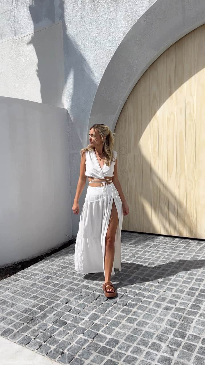 SABO SKIRTのインスタグラム：「The Jadey Top + Skirt 🌞 Exclusive matching sets by #sabo」