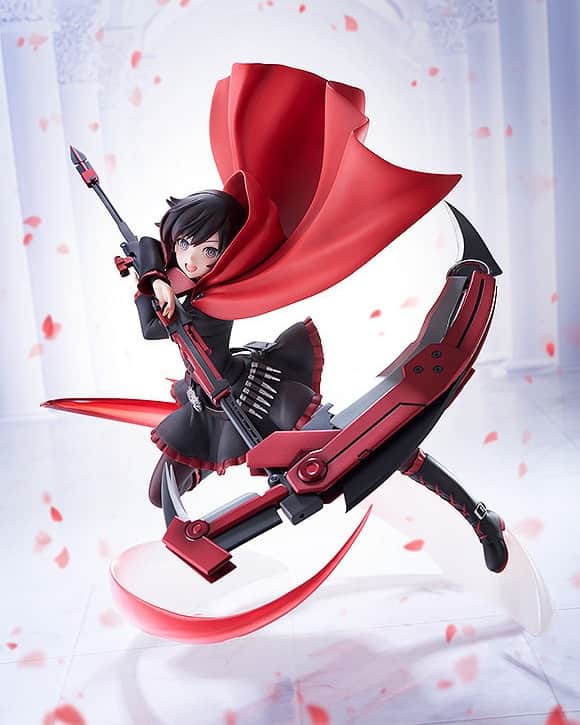 Tokyo Otaku Modeのインスタグラム：「The leader of Team RWBY is here, slicing through the air with her Crescent Rose!  🛒 Check the link in our bio for this and more!   Product Name: RWBY: Ice Queendom Ruby Rose 1/7 Scale Figure Series: RWBY: Ice Queendom Manufacturer: Phat! Sculptor: Mitsuru Saito (Phat!) Specifications: Painted plastic 1/7 scale complete product with stand included. Height (approx.): 260 mm | 10.2"  #rwby #rubyrose #tokyootakumode #animefigure #figurecollection #anime #manga #toycollector #animemerch」