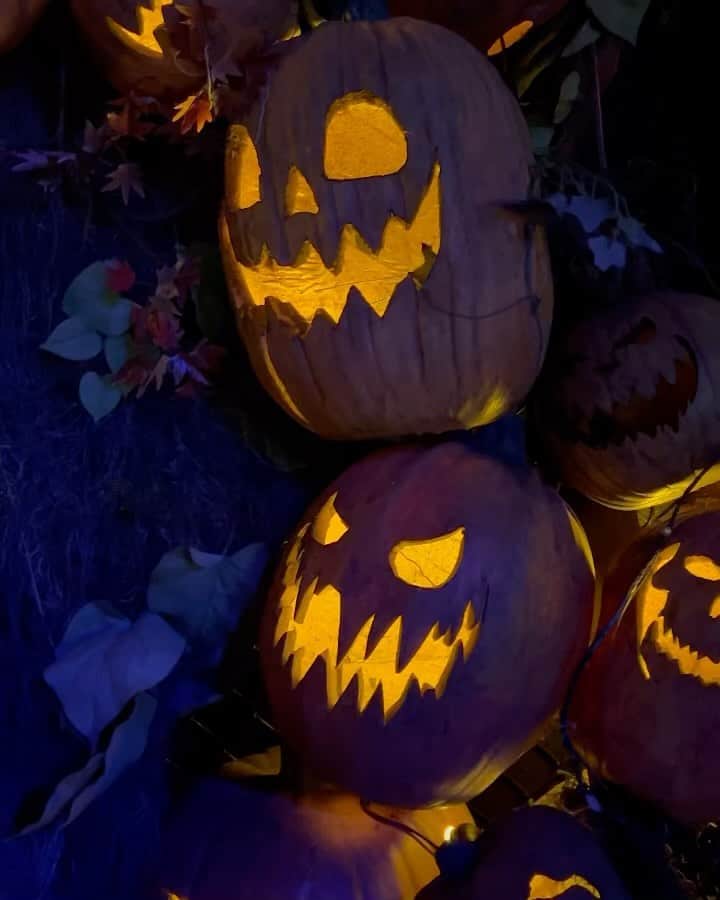 エイス・フッドのインスタグラム：「The Pumpkin Carver. 🎃」