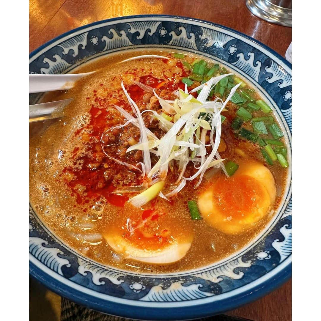 有吉弘行のインスタグラム：「味噌台湾ラーメン。」
