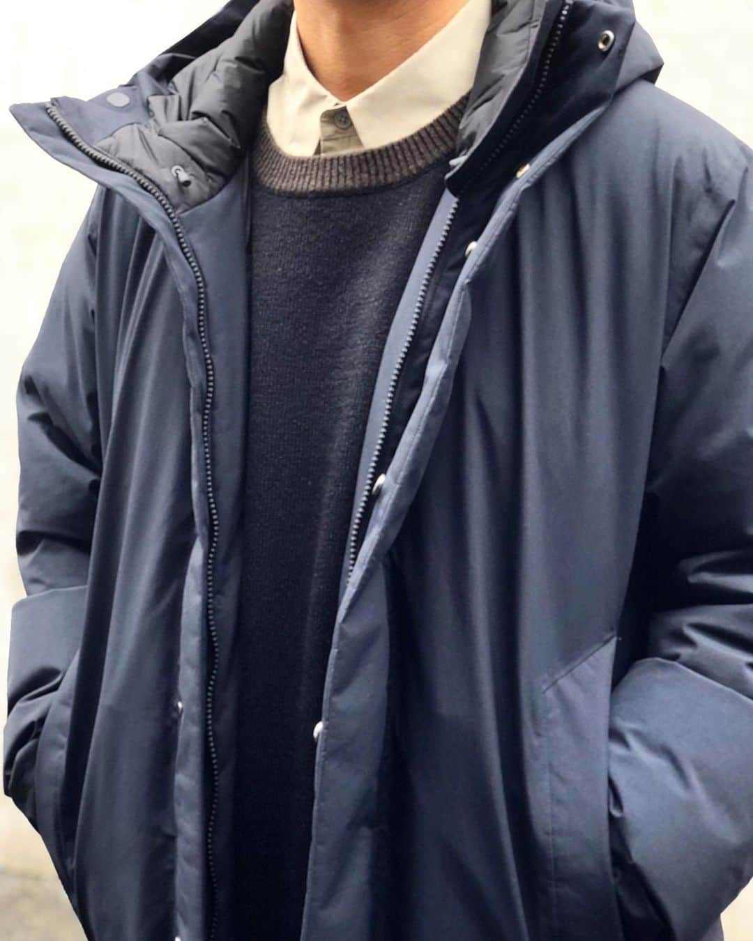 Thenatures Nollyさんのインスタグラム写真 - (Thenatures NollyInstagram)「. DOWN JKT⛄️ Goldwin/GORE-TEX SNOW RANGE DOWN PARKA . . SHIRT-#holk #holkstore  KNIT-#MHL #MargaretHowell PANTS-#DESCENDANT #DCDT . @nollyandthenatures . #tottori #鳥取県 #鳥取市 #川端」11月1日 11時17分 - nollyandthenatures