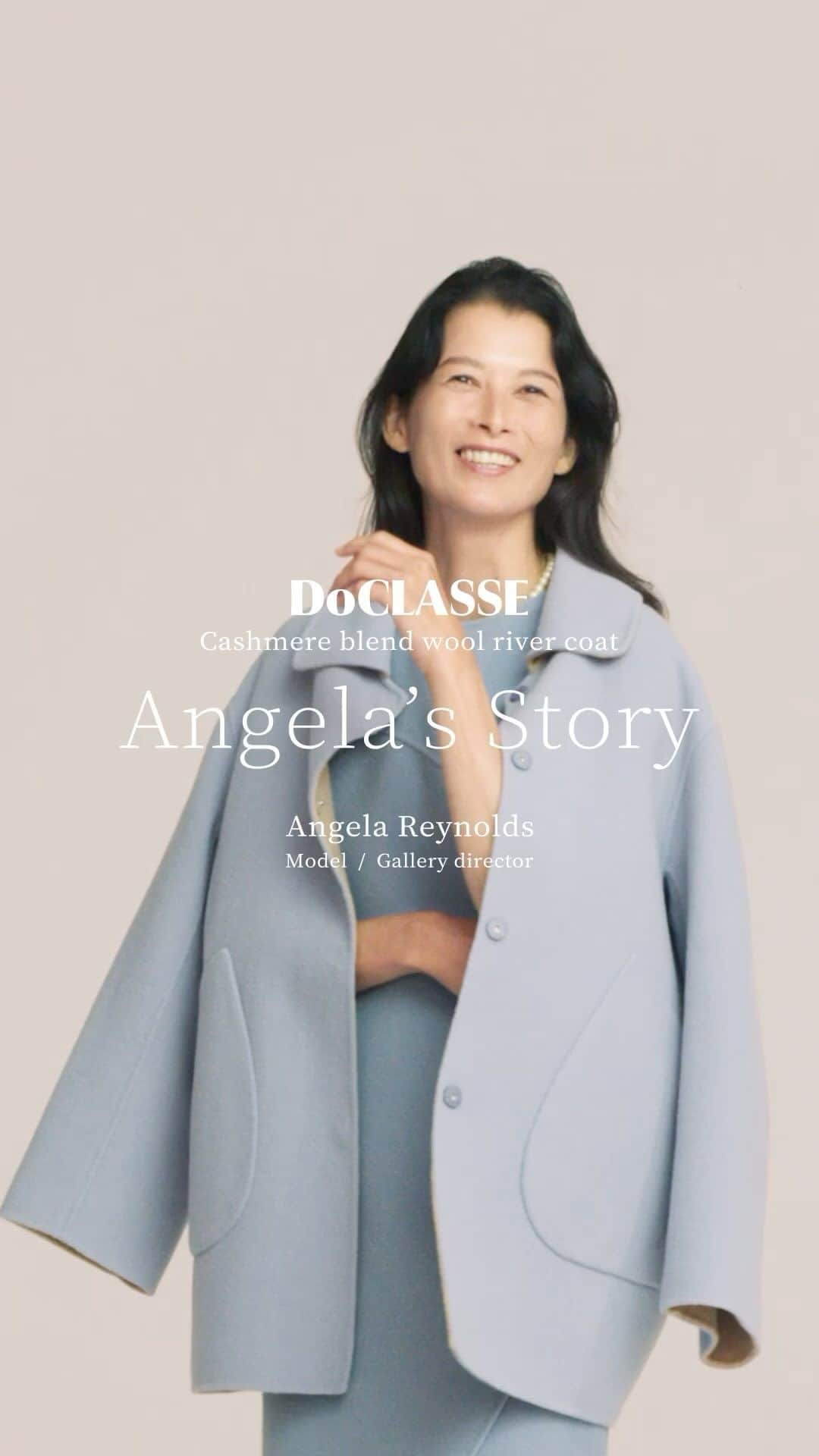doclasse_styleのインスタグラム：「今の自分の色や気分に耳を傾ける それが私が日々大事にしていることです  「年齢を重ねていくと、どんどん自分の縛りや思い込みから自然と解放されてきて、毎年毎年、自分らしくいることが楽になっている感じがします。」  モデルであり、ギャラリーディレクターでもあるアンジェラさん　@angelarey__  はウールリバー素材のワンピースに、パールを合わせてクラシックなスタイリングで。  ✔️カシミヤ混ウールリバー・コート ¥29,900税込¥32,890  ✔️カシミヤ混ウールリバー・2WAYドレス ¥32,900税込¥36,190  軸があり凛とした、その生き方にも憧れるアンジェラさん。 プロフィール画面のリンクから特設ページも是非ご覧ください。  #doclasse  #ドゥクラッセ #doclasse_coat  #50代コーディネート #50代コーデ #ファッションコーデ #レディースファッション #パーソナルカラー #カラーコーデ #40代ファッション#40代ファッション #40代コーデ #40代コーディネート #秋冬コーデ #秋冬ファッション」