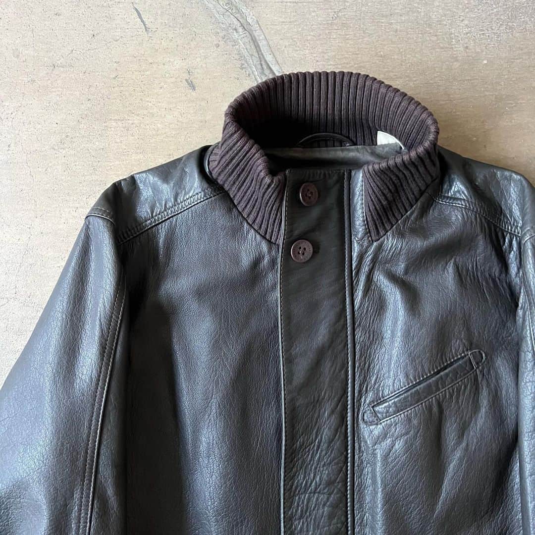 dudeさんのインスタグラム写真 - (dudeInstagram)「【 NEW ARRIVAL 】 ・ Timberland - Cow Leather High Neck Blouson (Brown)」11月1日 13時43分 - dude_harajuku