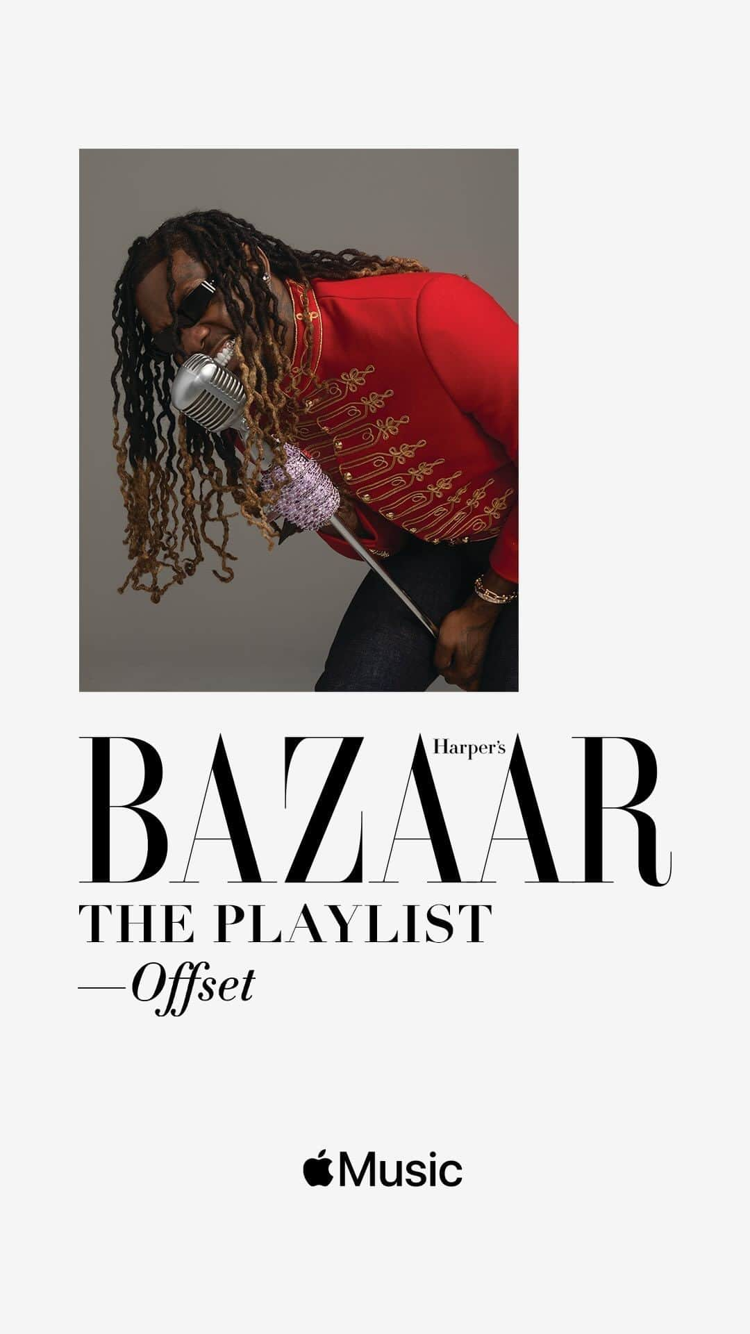 Harper's BAZAARのインスタグラム：「@offsetyrn is our November 2023 music director. 🔥 Following the release of his second solo album, Set It Off, the rapper curated a playlist around the theme of home.  “I feel most at home with my wife and kids,” he Offset. “The nerves are calm, I’m not trying to critique any music or make anything sound perfect; it’s already a perfect setting.”  Along with “Right On,” by his cousin Mango Foo, he included Kendrick Lamar’s “Rich Spirit” and “712PM” by Future. “Growing up in Atlanta, we always looked to his music,” he says of Future, a mainstay in the city’s hip-hop scene. “He was the leader of our generation.”  Listen to the full playlist at the link in bio. — Photo: @le3ay Story by: @themarshian」