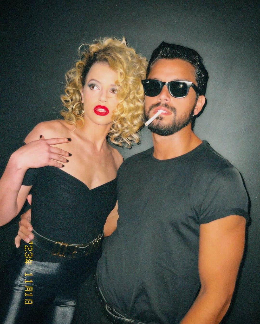 アガサ・モレイラのインスタグラム：「You're The One That I Want #Grease #HalloweenAnitta 💄 @walterlobato_」