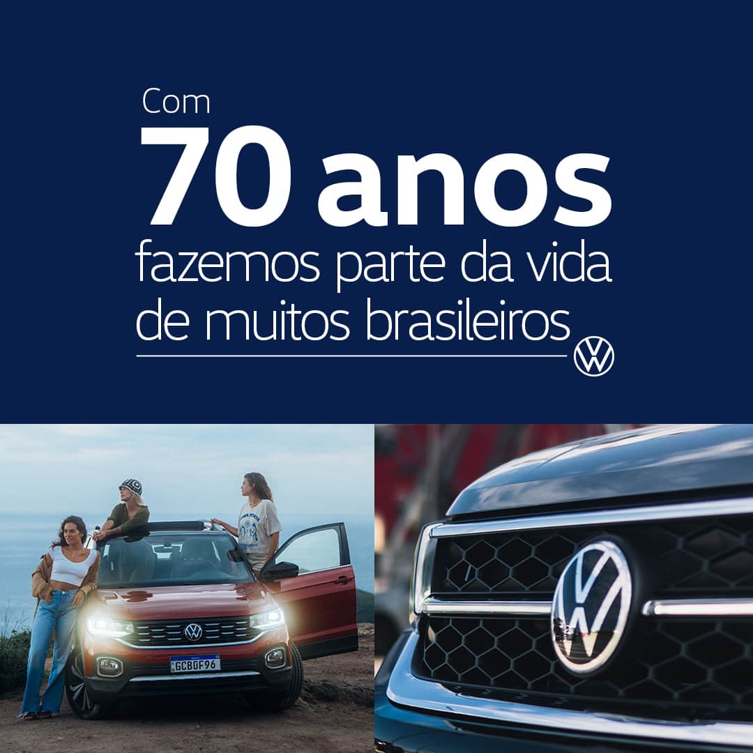 のインスタグラム：「Sabe qual a primeira marca na cabeça e no coração dos brasileiros quando o assunto é transporte? Volkswagen do Brasil, 32 vezes vencedora do prêmio Top of Mind. #VWBrasil #TopOfMind」
