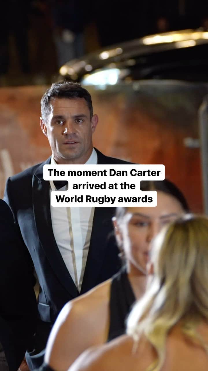 ダニエル・カーターのインスタグラム：「Dan Carter in the house 🔥 #rugby #WorldRugbyAwards」