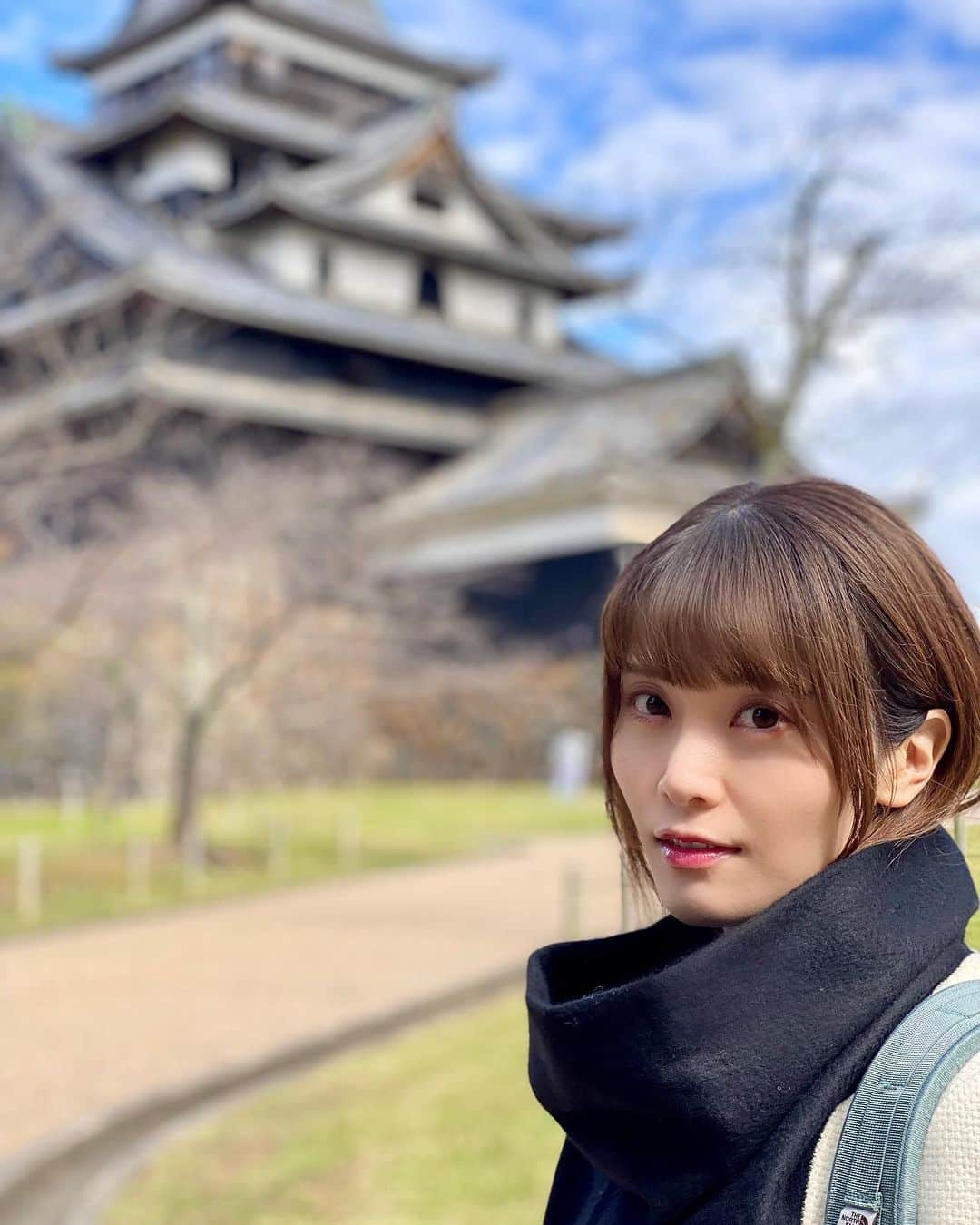 大森日雅のインスタグラム：「松江城🏯🤍 歴史館もみて城下町の暮らしを想像できた💭 ⁡ #松江城 #国宝 #出雲大社 #美保神社 #両参り #えびすだいこく両参り #島根県 #日本神話 #松江歴史館」