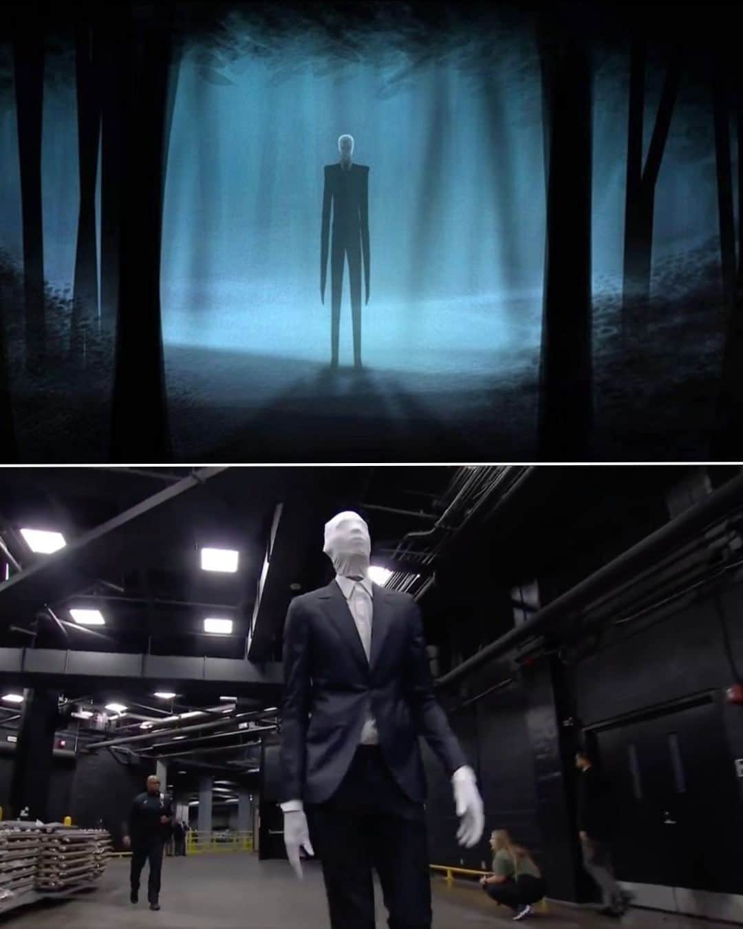 FIBAのインスタグラム：「Wembanyama really showed up as Slenderman 😭  (via @nba)」