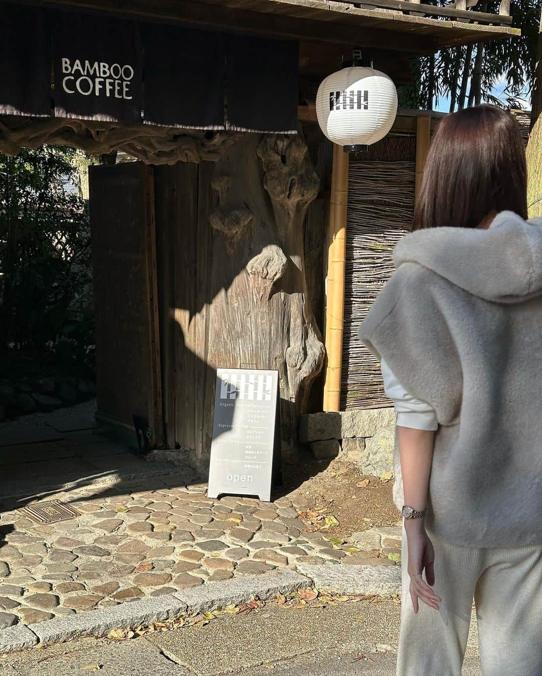福吉真璃奈さんのインスタグラム写真 - (福吉真璃奈Instagram)「お洒落な京都カフェ見つけちゃった🪷」11月1日 17時14分 - new_fukumari