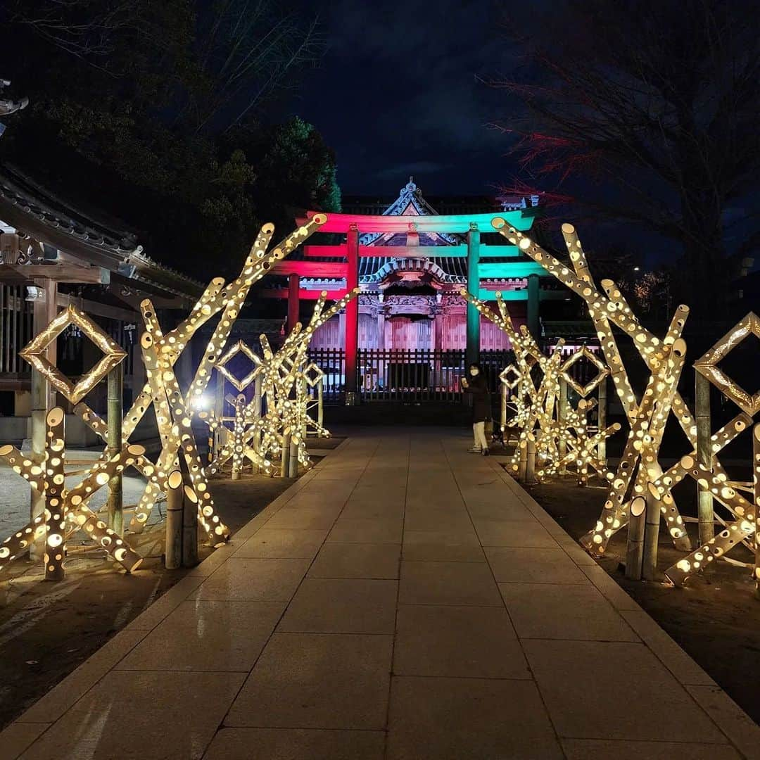 TOBU RAILWAY（東武鉄道）さんのインスタグラム写真 - (TOBU RAILWAY（東武鉄道）Instagram)「. . 📍Tokyo – Ushijima Shrine Illumination Stunning illumination with bamboo lights! . Starting on the evening of November 9, 2023, an illumination event will be held at Ushijima Shrine, located in Sumida-ku, Tokyo.  This event features decorations using bamboo lights, as well as a unique light production using full color projectors. All of Ushijima Shrine, including the torii gate, the main shrine, and the stone paved roads, will be covered in illumination that will be sure to charm visitors! The stunning ornaments made with bamboo lights will make you want to stop in your tracks to gaze at their beauty. This illumination event will be held until the middle of January 2024, so be sure to check it out! 📸by @megumi_j_17th Thank you ! . . . . Please comment "💛" if you impressed from this post. Also saving posts is very convenient when you look again :) . . #visituslater #stayinspired #nexttripdestination . . #tokyo #ushijimashrine #illumination #placetovisit #recommend #japantrip #travelgram #tobujapantrip #unknownjapan #jp_gallery #visitjapan #japan_of_insta #art_of_japan #instatravel #japan #instagood #travel_japan #exoloretheworld #ig_japan #explorejapan #travelinjapan #beautifuldestinations #toburailway #japan_vacations」11月1日 18時01分 - tobu_japan_trip