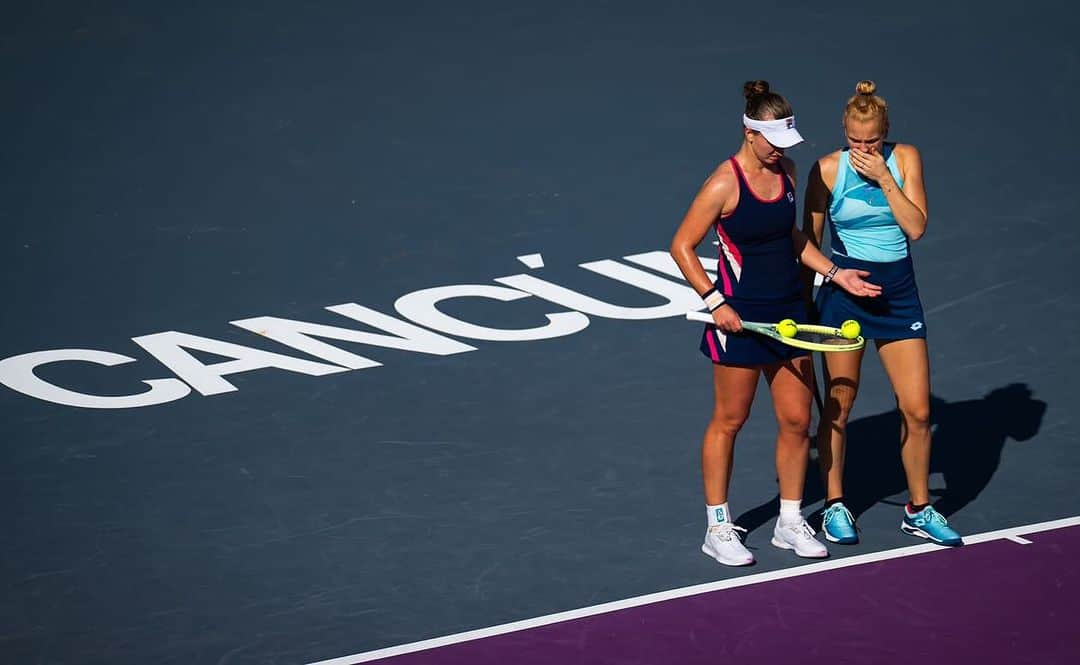 カテリナ・シニアコバさんのインスタグラム写真 - (カテリナ・シニアコバInstagram)「#wtafinals @bkrejcikova」11月1日 18時02分 - siniakovakaterina