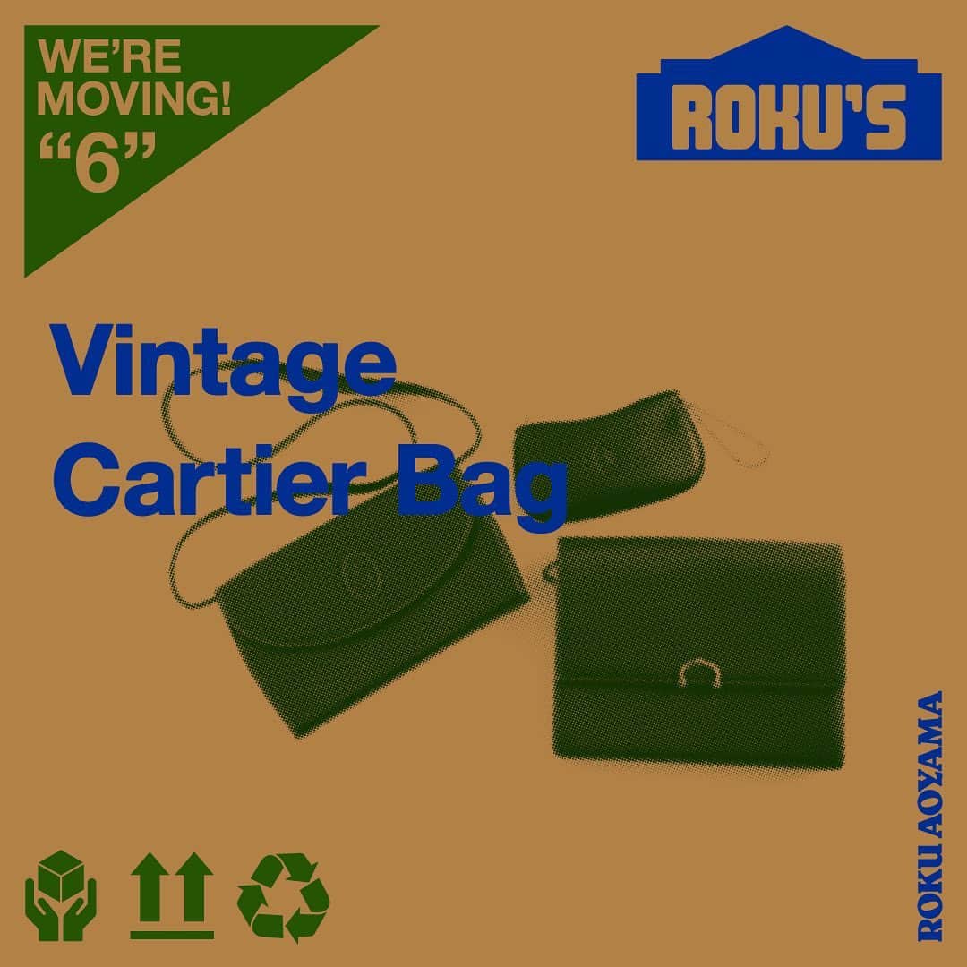 6(ROKU) OFFICIALのインスタグラム：「- 【Grand Opening 11.11 ROKU AOYAMA】 VINTAGE 〈Cartier〉BAG   バイヤーが国内で厳選して買い付けした〈Cartier〉のビンテージバッグを6 AOYAMAのみで展開します。   VINTAGE 〈Cartier〉 BAG PRICE：¥30,800～84,700 COLOR：WINE 発売日：11月11日～ 発売店舗：6 AOYAMA ※お一人様1点のみ ※お電話でのお取置き、通販解禁日は11/20(月)〜となります。  -6 AOYAMA- ・オープン日：2023年11月11日(土) ・住所：東京都港区南青山3-14-17 B1F 　　　　(※ @h_beautyandyouth 隣接) ・営業時間：平日 12:00～20:00、土日 11:00～20:00 ・定休日：不定休」