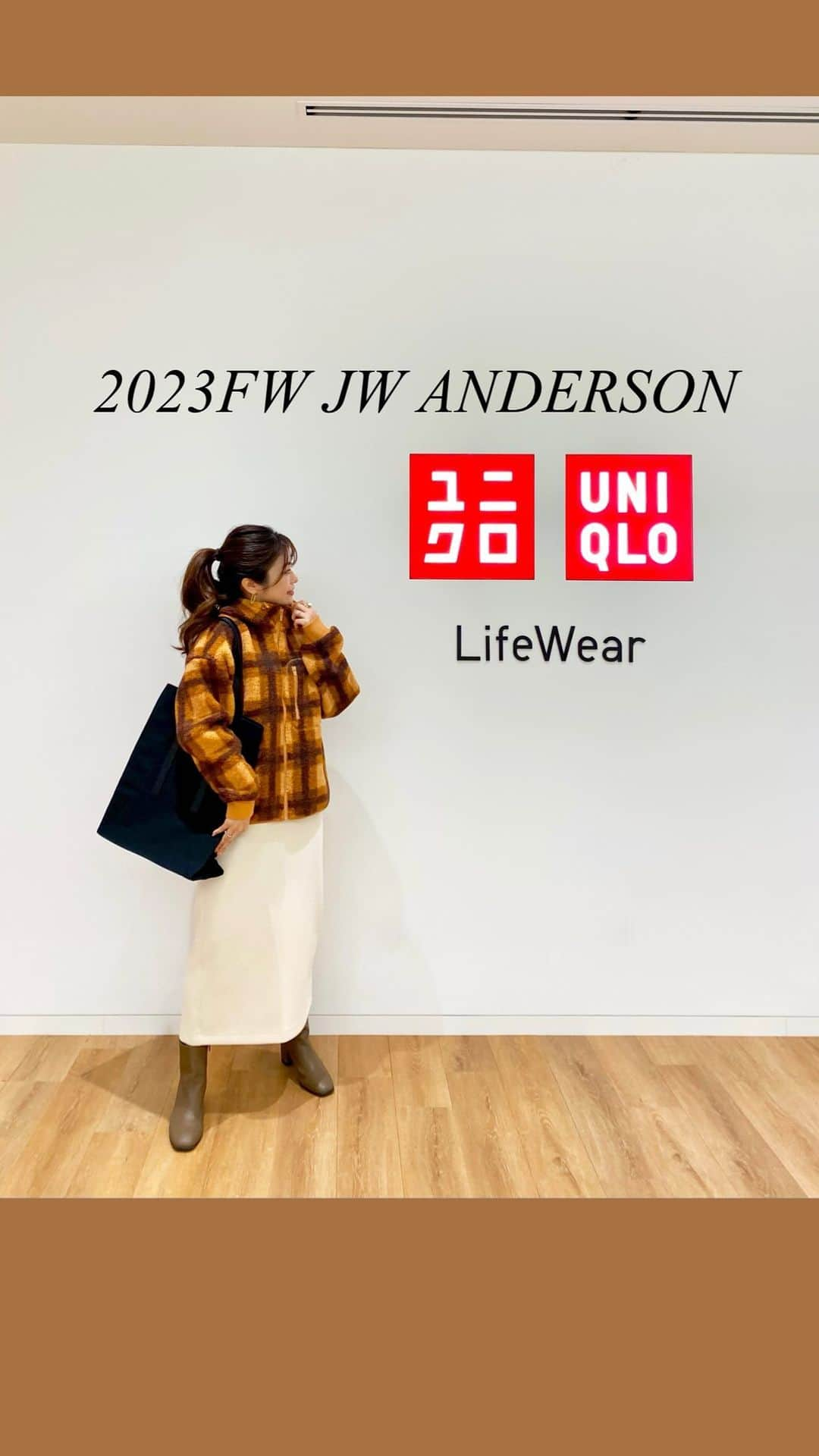 マナのインスタグラム：「昨日 2023FW UNIQLO and JWANDERSON 試着会へ行ってきました☺︎  ブリティシュなクラシックさ、素朴さを感じさせるデザインと ユニクロの素材が融合していて 一見難しそうなデザインだけど 着てみると可愛いアイテムが沢山でした◎ 私的にはダッフルコートとスフレヤーンセーター、 動物モチーフの靴下が推しです🐿️♡ . . . . . .#uniqlo #JWANDERSON #uniqloandjwanderson #ユニクロコーデ #uniqlo2023fw #スフレヤーン #低身長コーデ #アラフォーコーデ　#ユニクロ #ユニクロニット族」