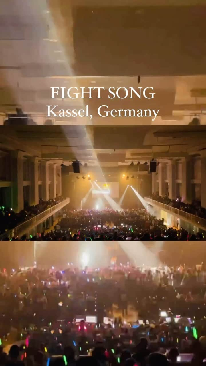 ナノのインスタグラム：「FIGHT SONG at Anime Kassel / GERMANY」