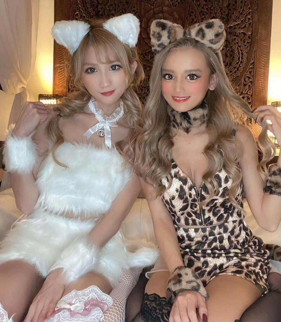 あやかさんのインスタグラム写真 - (あやかInstagram)「ハロウィン🎃コスプレ  今年は🐆にしたよ＼♡／  今年もひろみんと一緒にできて よかった🥰🍭🍭来年もね！！！  コスプレ→ （　@dress_sugar ） . . #helloween#event#cosplay#twince #ハロウィン#イベント#コスプレ#アニマル柄 #女子会#新宿#ぎゃる#ぎゃるしか勝たん」11月1日 18時25分 - nanan.1250