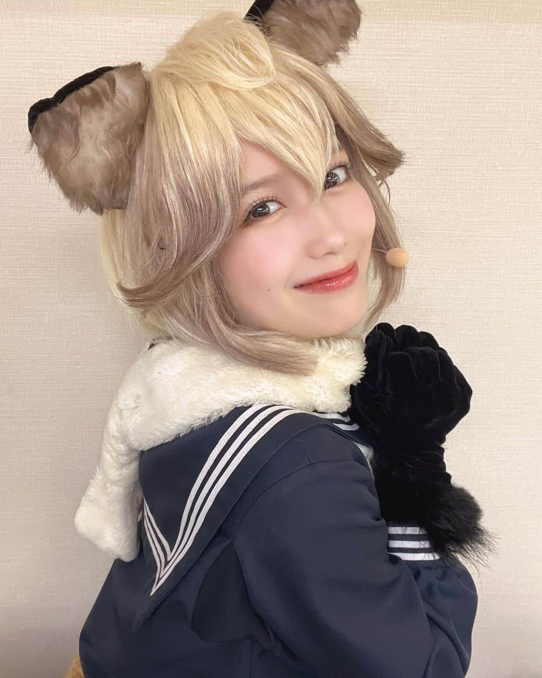 加藤里保菜のインスタグラム：「舞台「けものフレンズ」 ありがとうございました☺︎ポン  四年振りに演じるタヌキ！ どったんばったん楽しかったなー！  また、ジャパリパークで会いましょうね！  #舞台けものフレンズ #ジャパリステージ #けものフレンズ #けもフレ」