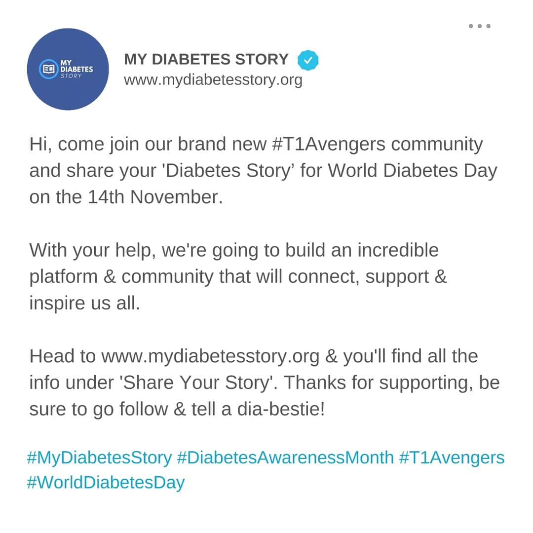 アンディ・キャロルのインスタグラム：「💙 OK, let's do this!  The 1st of November marks the start of #DiabetesAwarenessMonth   🙏We have 14 days ahead of #WorldDiabetesDay to nail this..   🫂 Please head to www.mydiabetesstory.org to 'share your story' , join the #t1avengers & help us build something incredibly special.  As well as raising incredible awareness, let's turn our individual stories into a collective source of support, hope & inspiration for all.  🎥 (Clickable link in bio) - See 'share your story' button on site to see video.   #type1diabetes #peersupport #mydiabetesstory」