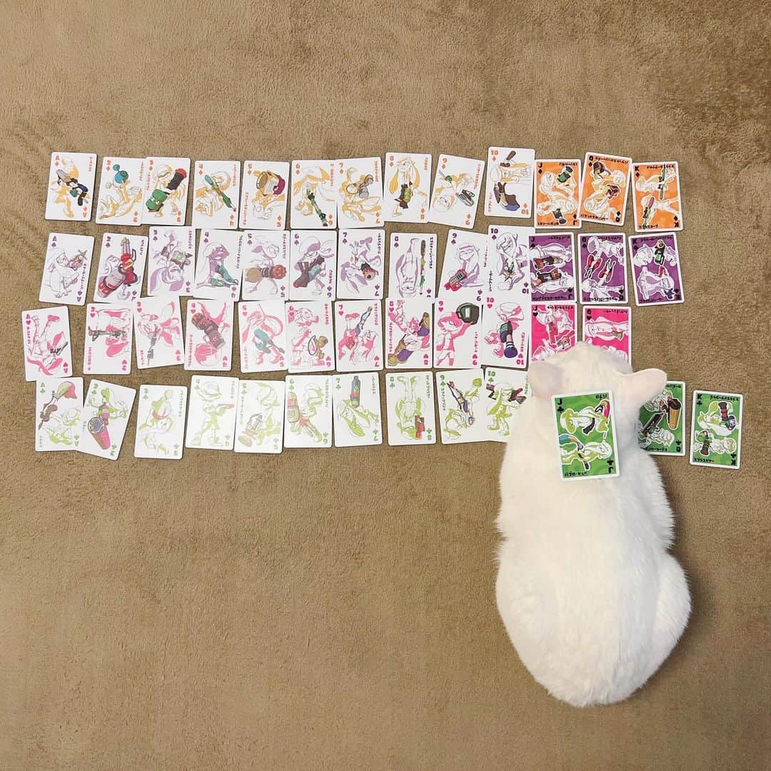 korokoronyaのインスタグラム：「✸*∗ 1 Nov, 2023  Sevens🃏♠️♣️♥️♦️ #pastpic  * #7並べ 🃏♠️♣️♥️♦️ #邪魔するやつ #過去写真です * …Σ(꒪д꒪lll)ｴｯ!? 11月⁉︎ #嘘やろ #って毎回言ってる * #mochi_koronya」