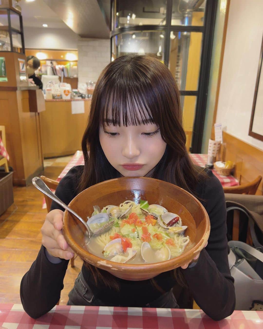 里仲菜月さんのインスタグラム写真 - (里仲菜月Instagram)「パスタだいすきーーー」11月1日 18時56分 - natsuki_satonaka