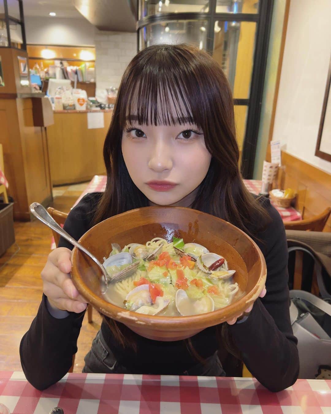 里仲菜月さんのインスタグラム写真 - (里仲菜月Instagram)「パスタだいすきーーー」11月1日 18時56分 - natsuki_satonaka