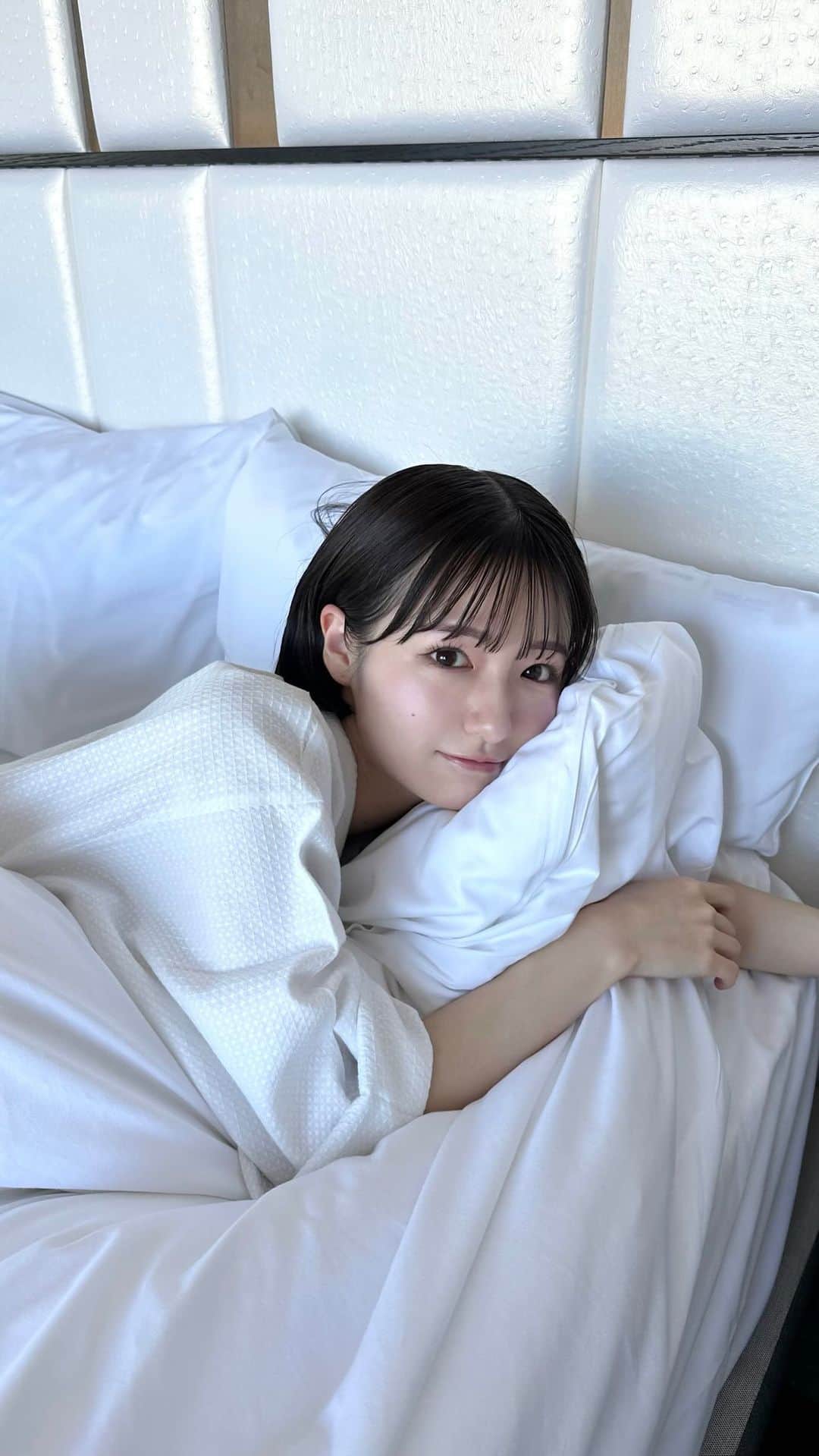 のインスタグラム：「🛏️🐏☁️  #ショート #ショートヘア #ボブ #ショートボブ」