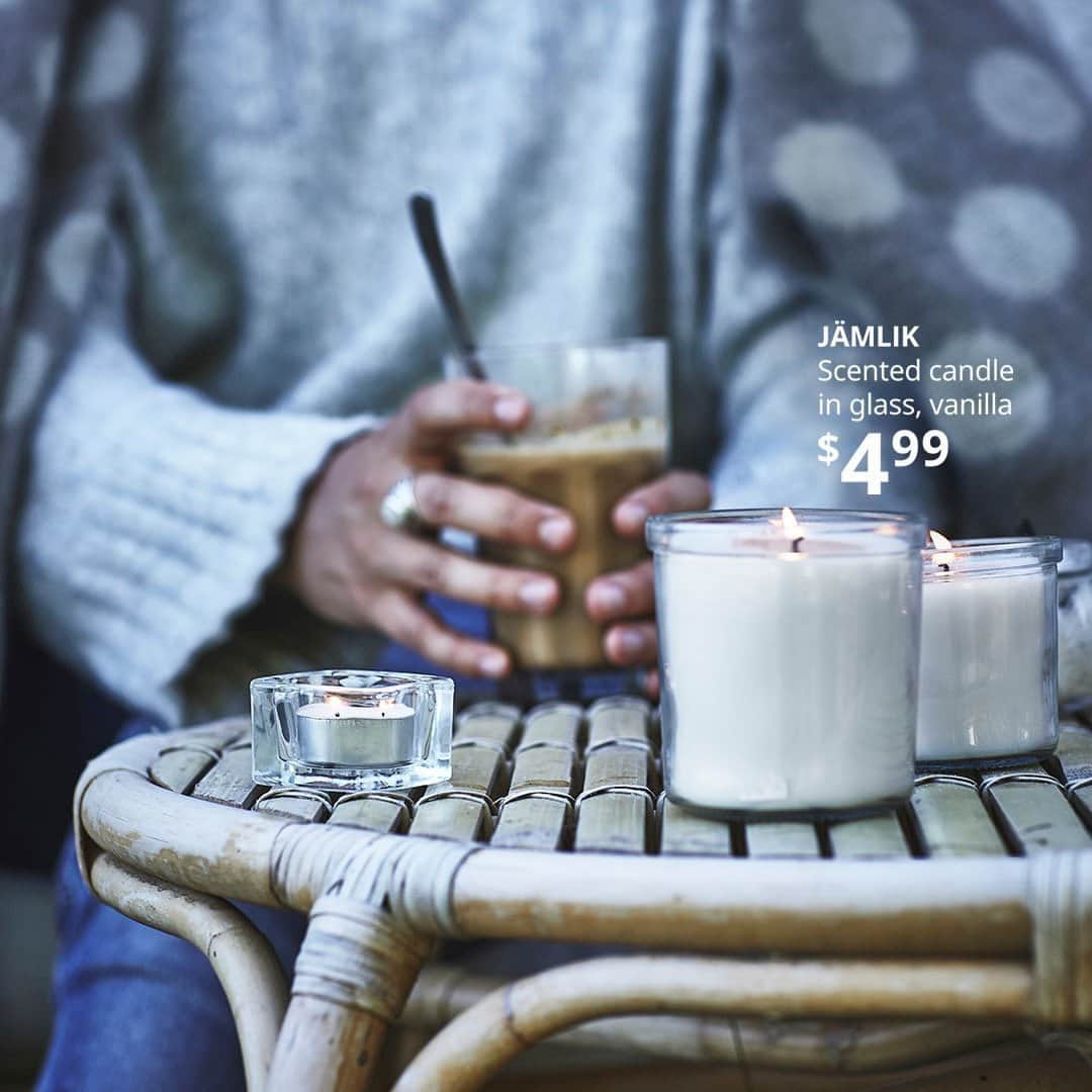 IKEA USAさんのインスタグラム写真 - (IKEA USAInstagram)「Get one free scented candle when you buy three at regular price now until 11/14/23. Shop link in bio to stock up on a variety of holiday-ready scents to stay cozy all winter long! #ScentedCandleDay」11月2日 1時00分 - ikeausa