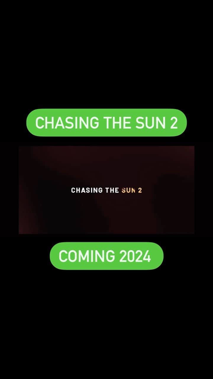 のインスタグラム：「Here we go! #ChasingTheSun2 confirmed for 2024 🇿🇦🏆💚」