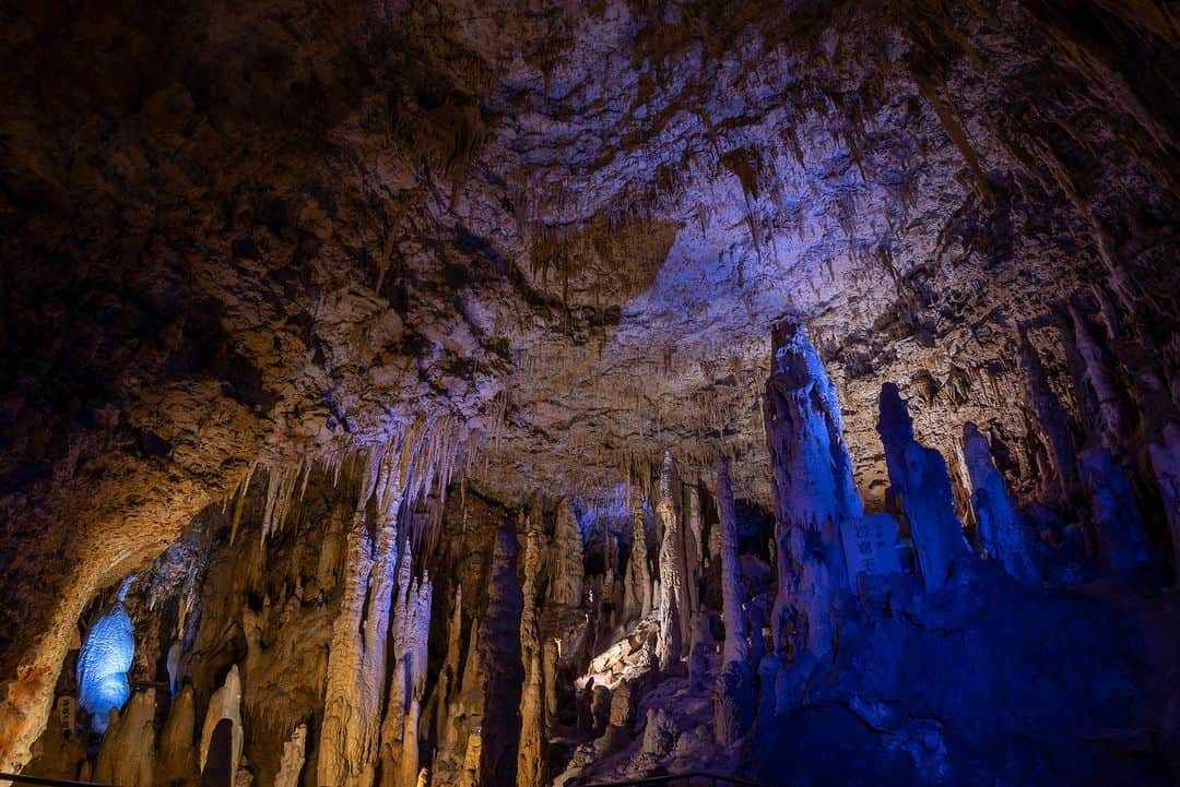 Be.okinawaさんのインスタグラム写真 - (Be.okinawaInstagram)「Out of the 600 limestone caves you can find in Okinawa, the Gyokusendo Cave is considered the most beautiful among them and is home to over one million stalactites😮    Although over 300,000 years old, the environment is a well-maintained and safe underground exploration site. Located within Okinawa World, it's easily accessible and offers numerous other activities!   #japan #okinawa #visitokinawa #okinawajapan #discoverjapan #japantravel #okinawanature #okinawaexperience  #okinawacave #limestonecave #ancientcave」11月1日 20時00分 - visitokinawajapan