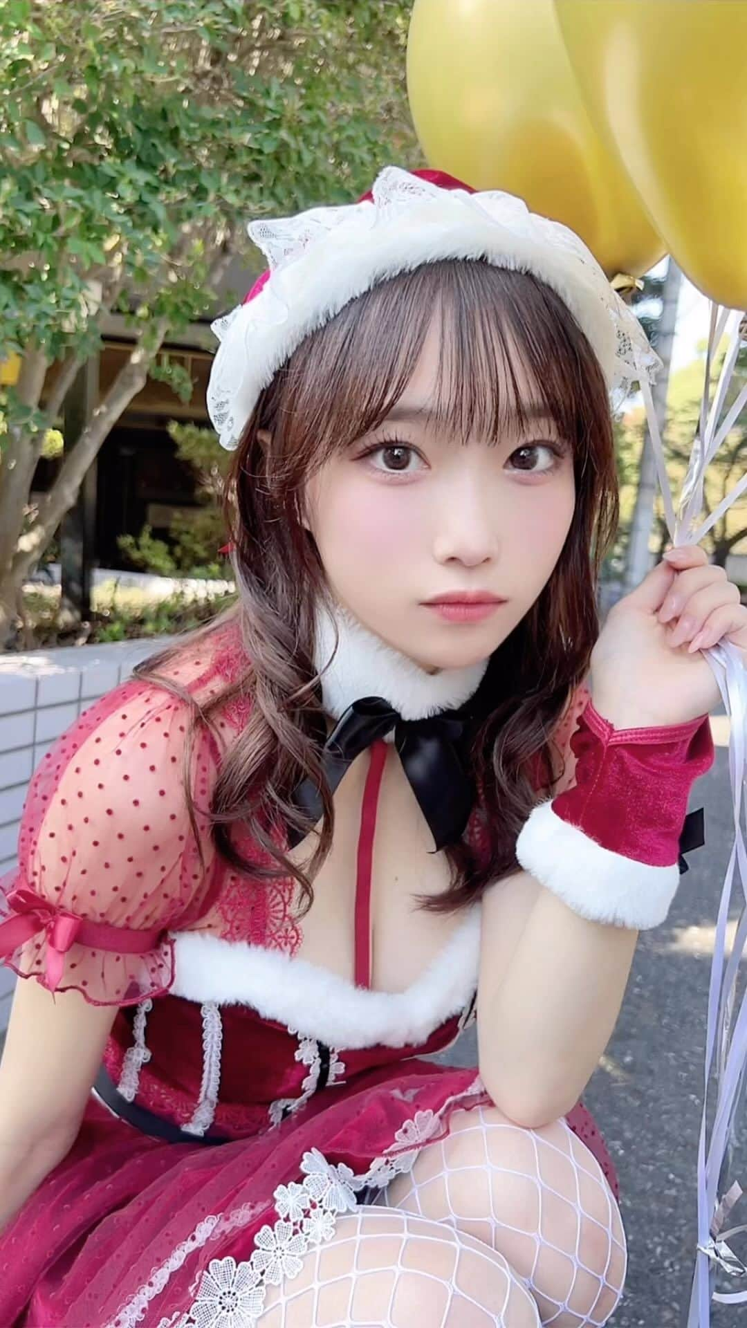 岸みゆのインスタグラム：「あわてんぼうのサンタクロース❤️」