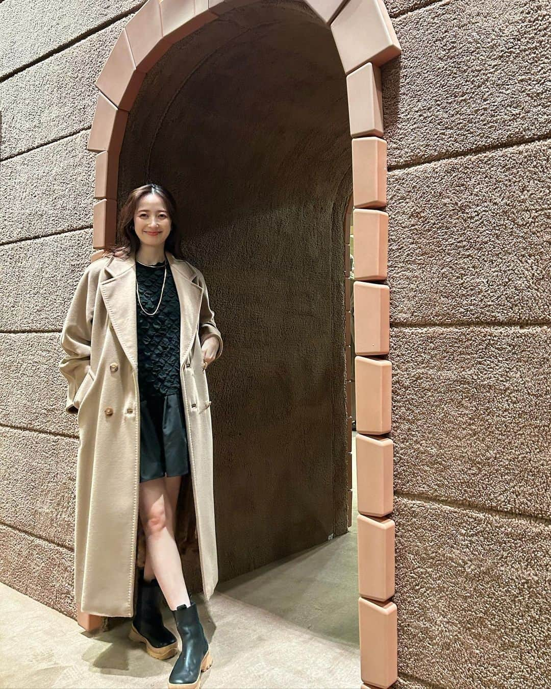 團遥香さんのインスタグラム写真 - (團遥香Instagram)「@maxmara のイベントへ🧸❤️ コートが可愛すぎた🥱  最近インドアなのでやっぱりお洒落してお出かけするのは楽しい☺️✨」11月1日 20時30分 - haruka_dan_official