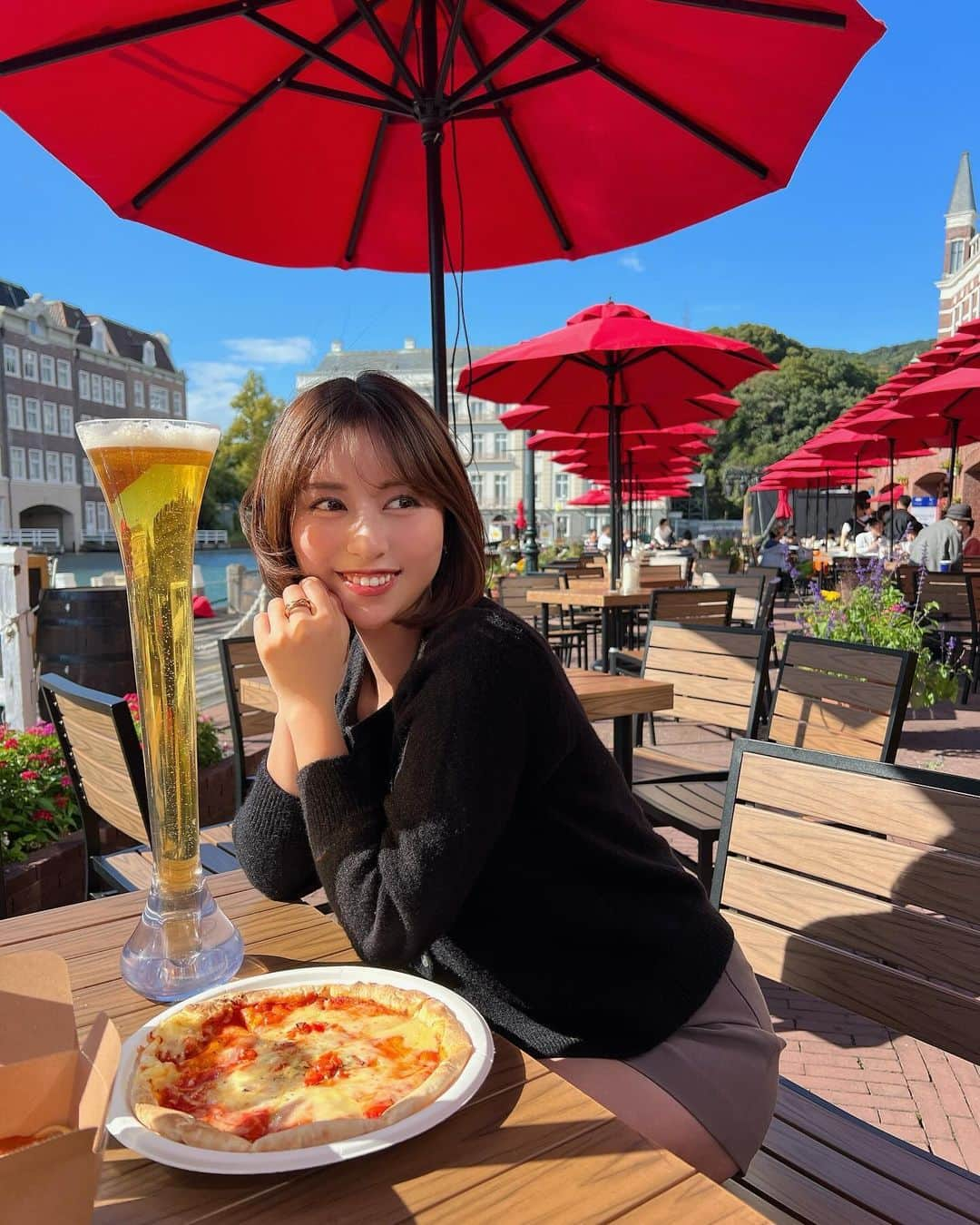 太田江莉奈のインスタグラム：「.  11月スタート🌕  . .  #ハウステンボス #ハウステンボスグルメ」