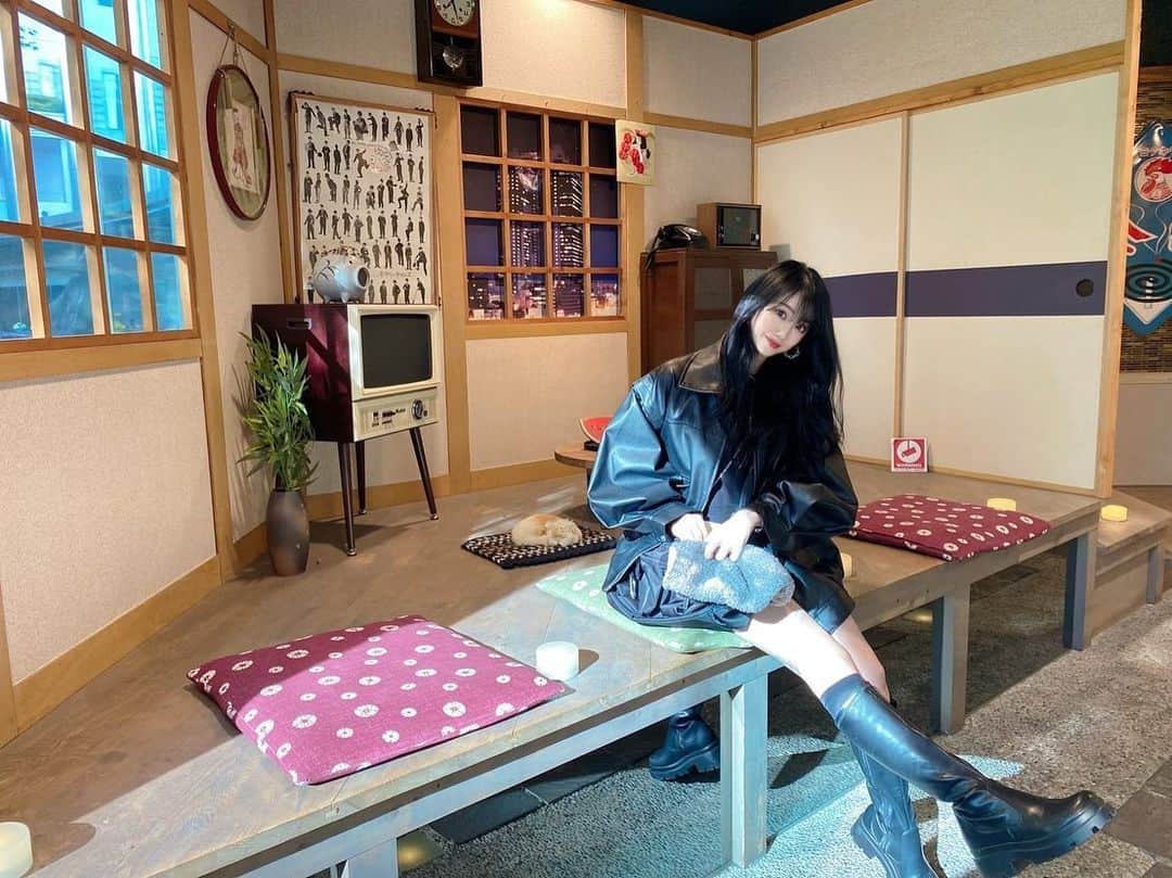 小寺真理のインスタグラム：「元相方とわらび餅食べた日。」