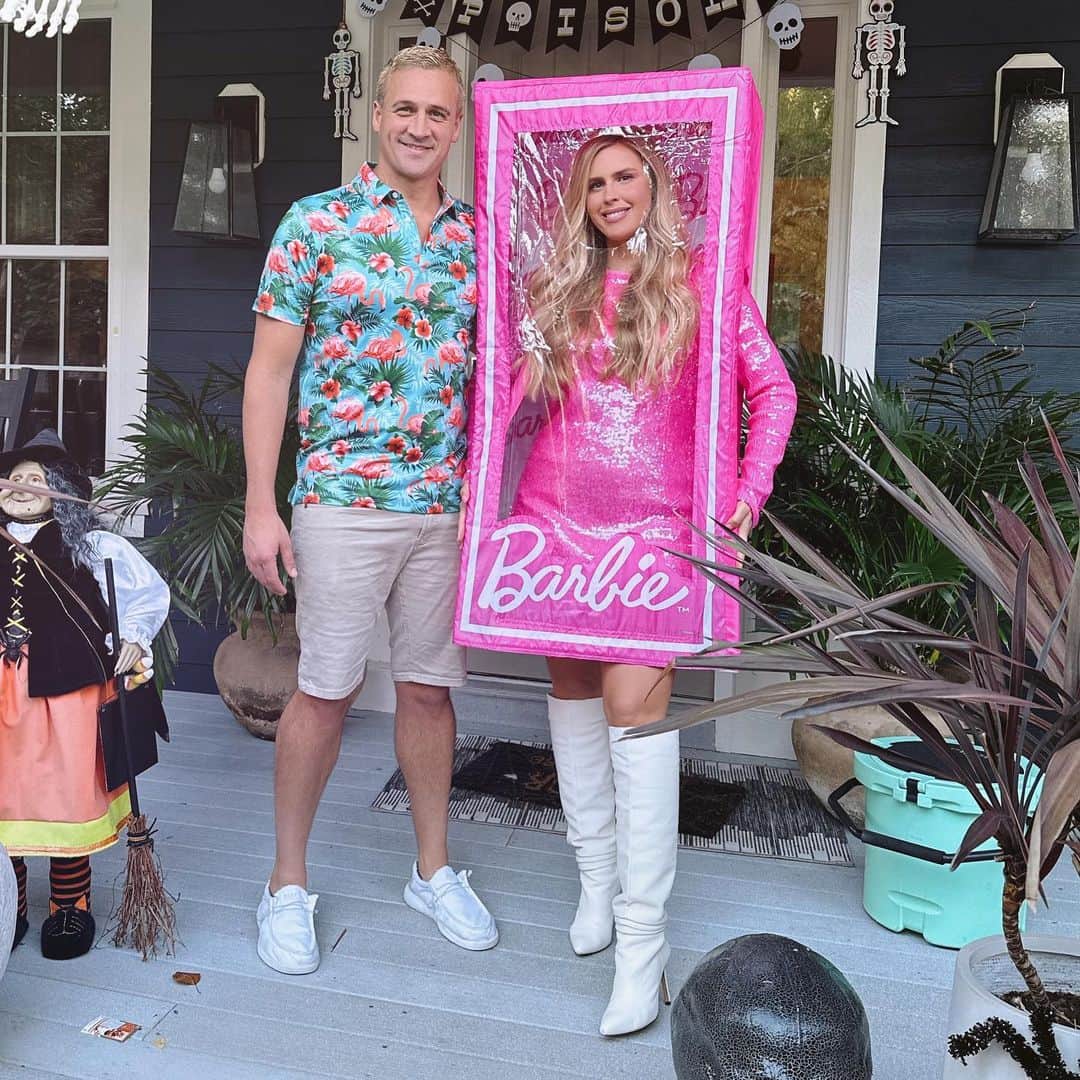 ライアン・ロクテのインスタグラム：「It is the best day ever! So was yesterday, and so is tomorrow, and every day from now until forever. 💖 Love, Barbie & Ken」